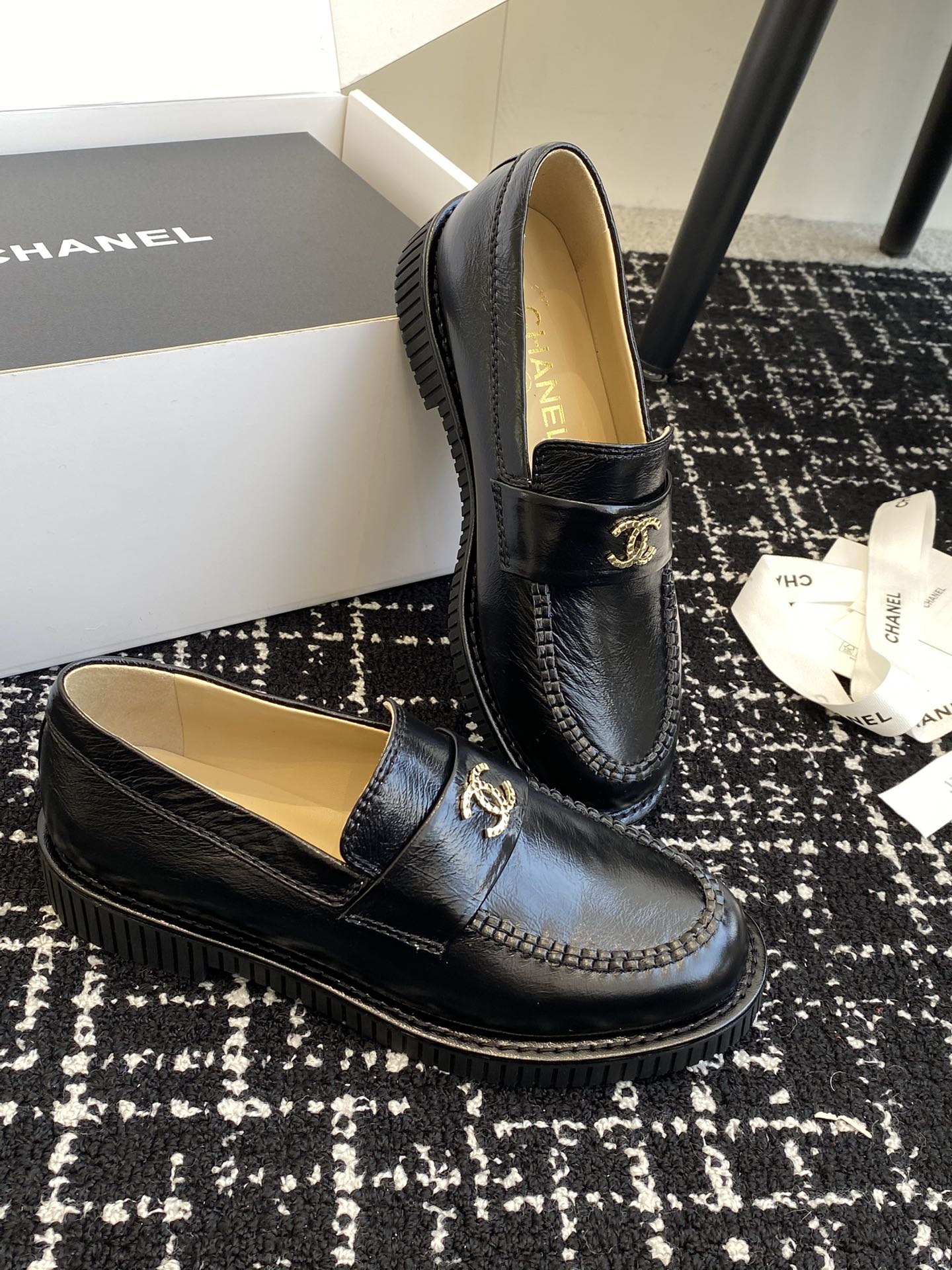 Cc new arrival 24ss women Loafers shoes