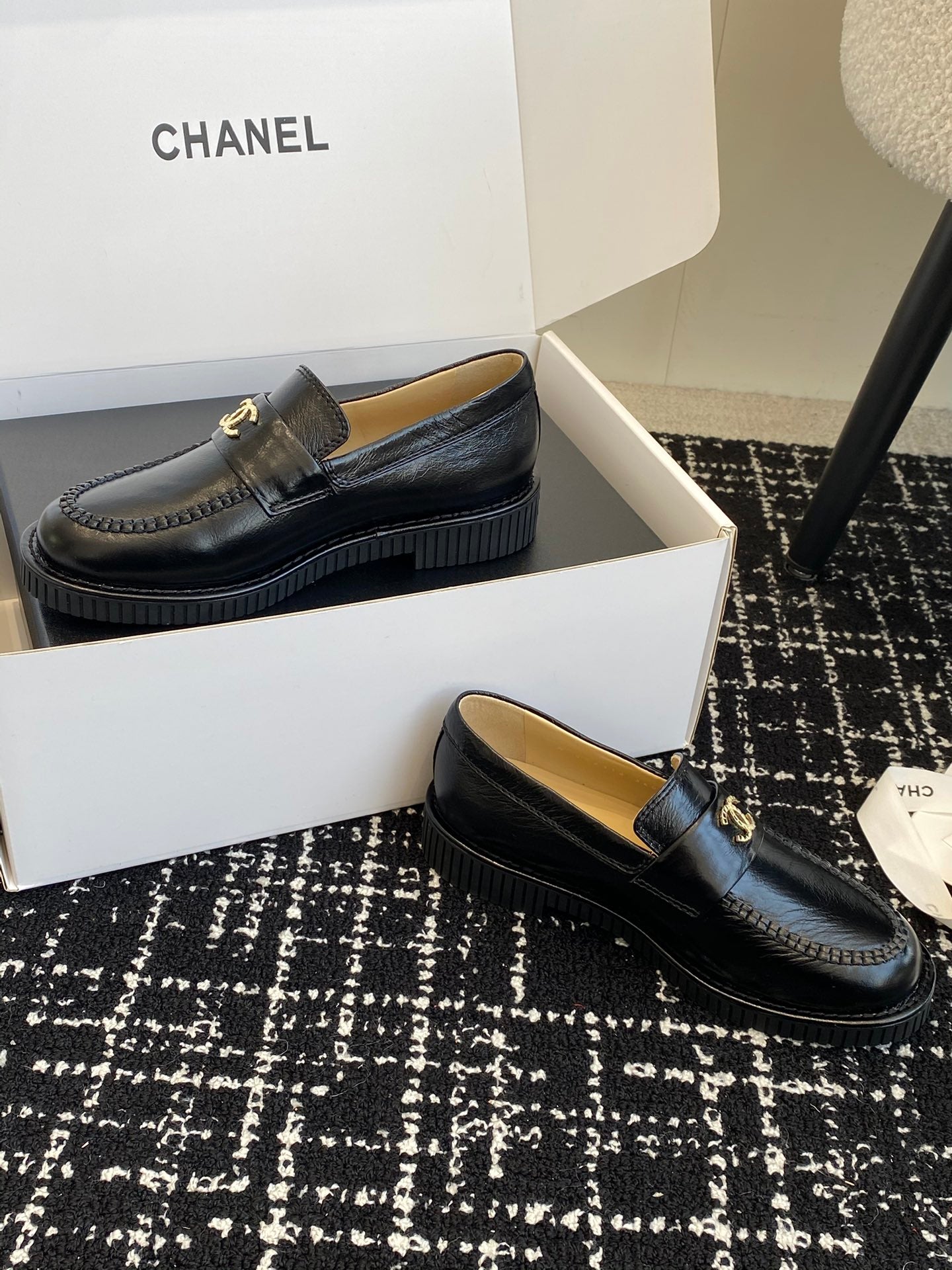 Cc new arrival 24ss women Loafers shoes