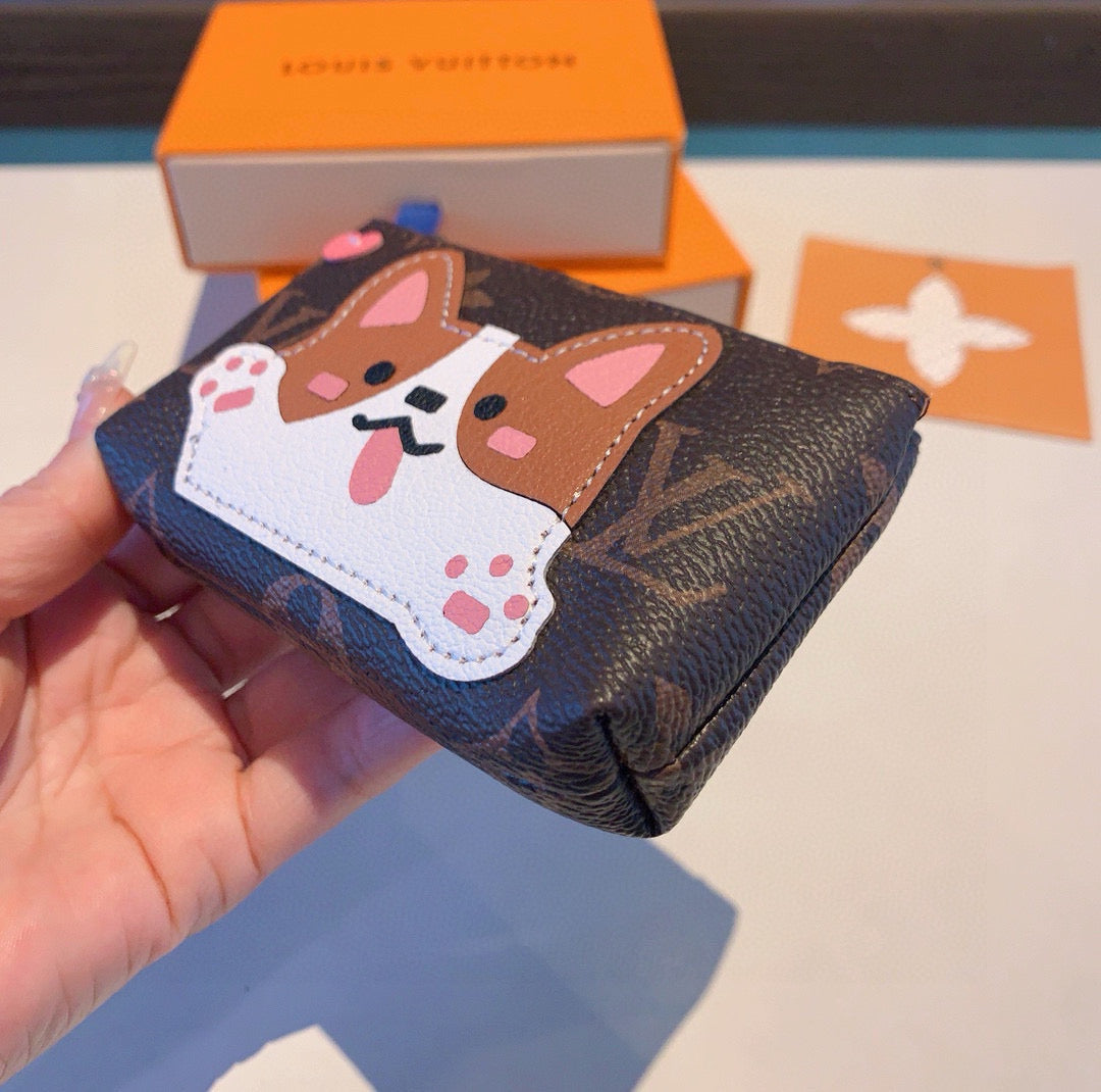 Louis new arrival coin earphone bag wallet