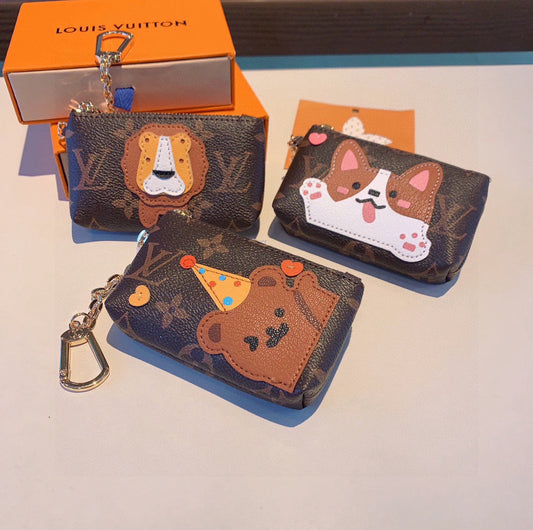 Louis new arrival coin earphone bag wallet