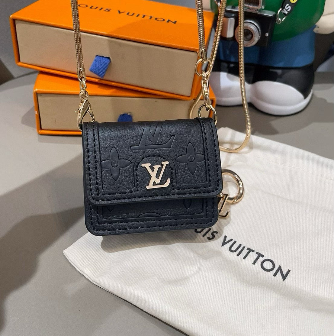 Louis new arrival coin earphone bag wallet 002