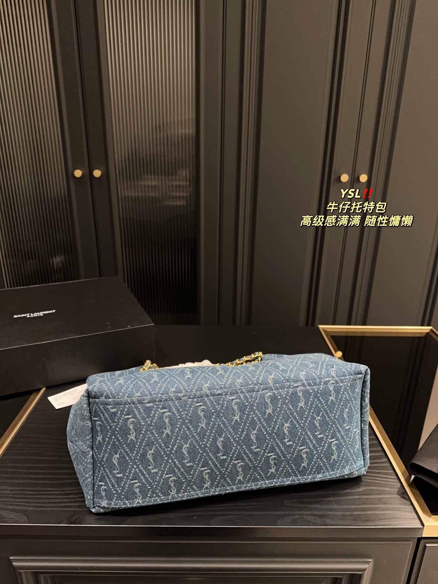 Y new arrival denim tote bag size: 39*35 cm