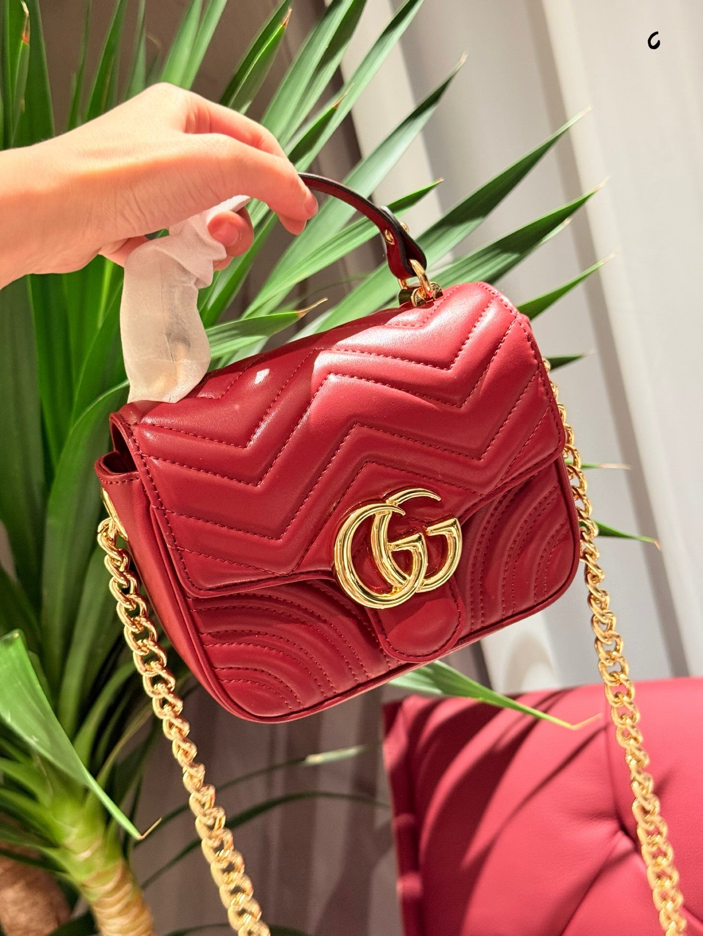 Gg new arrival Marmont bag size: 17 cm