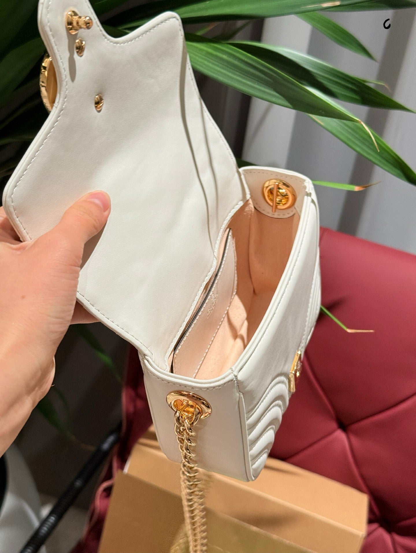 Gg new arrival Marmont bag size: 17 cm