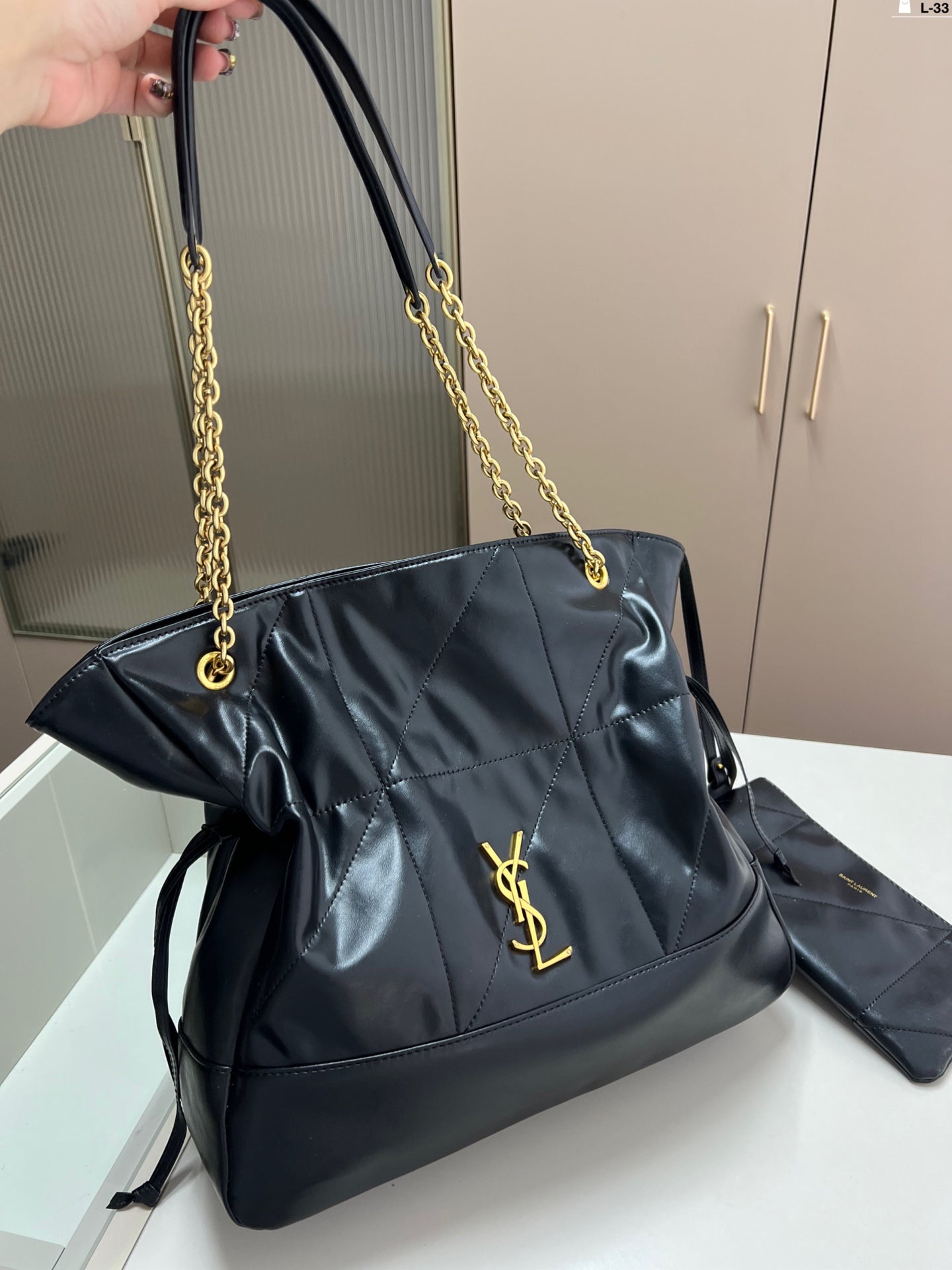 Y new arrival jamie large pochon tote bag size: 33 cm