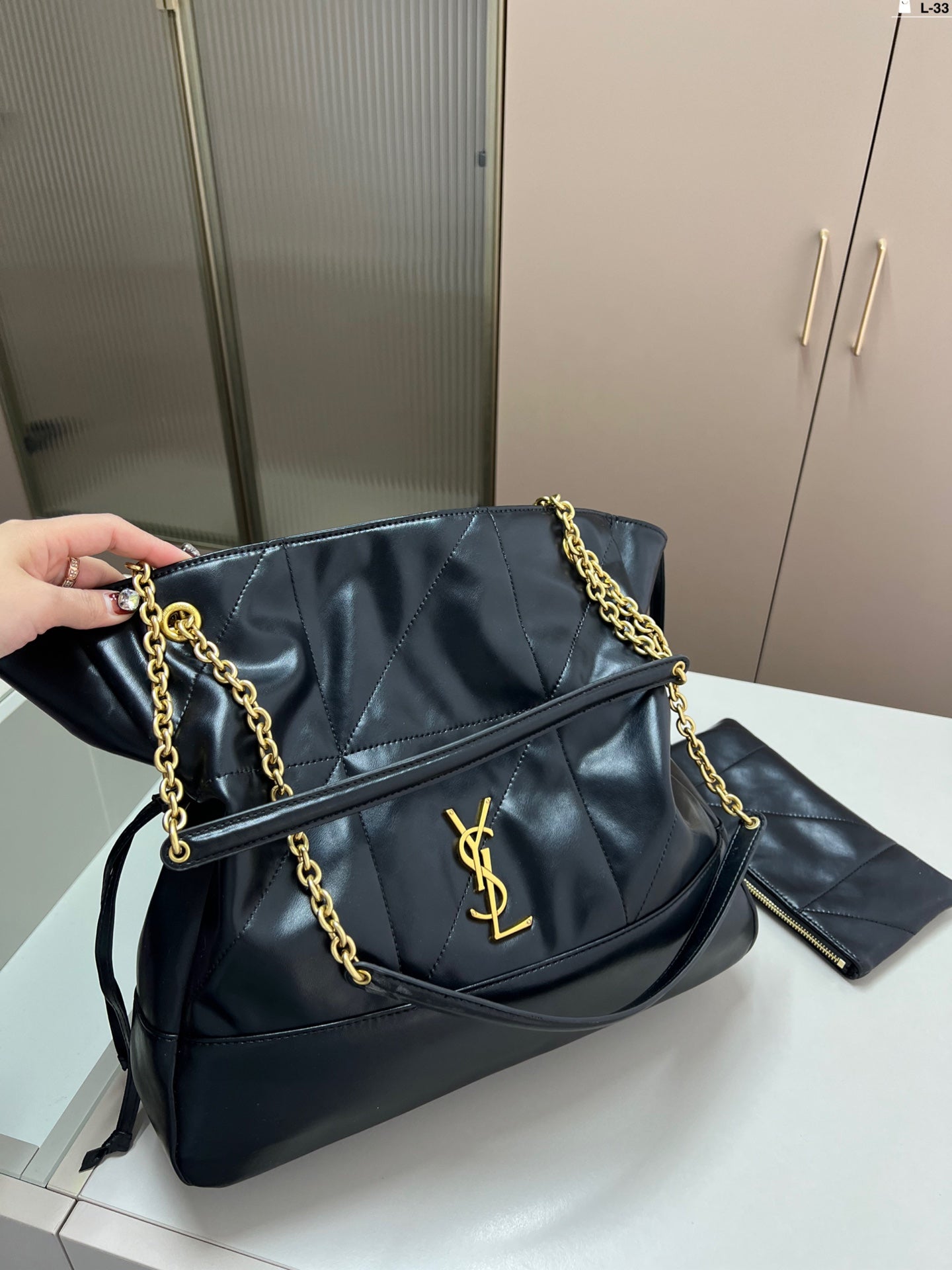 Y new arrival jamie large pochon tote bag size: 33 cm