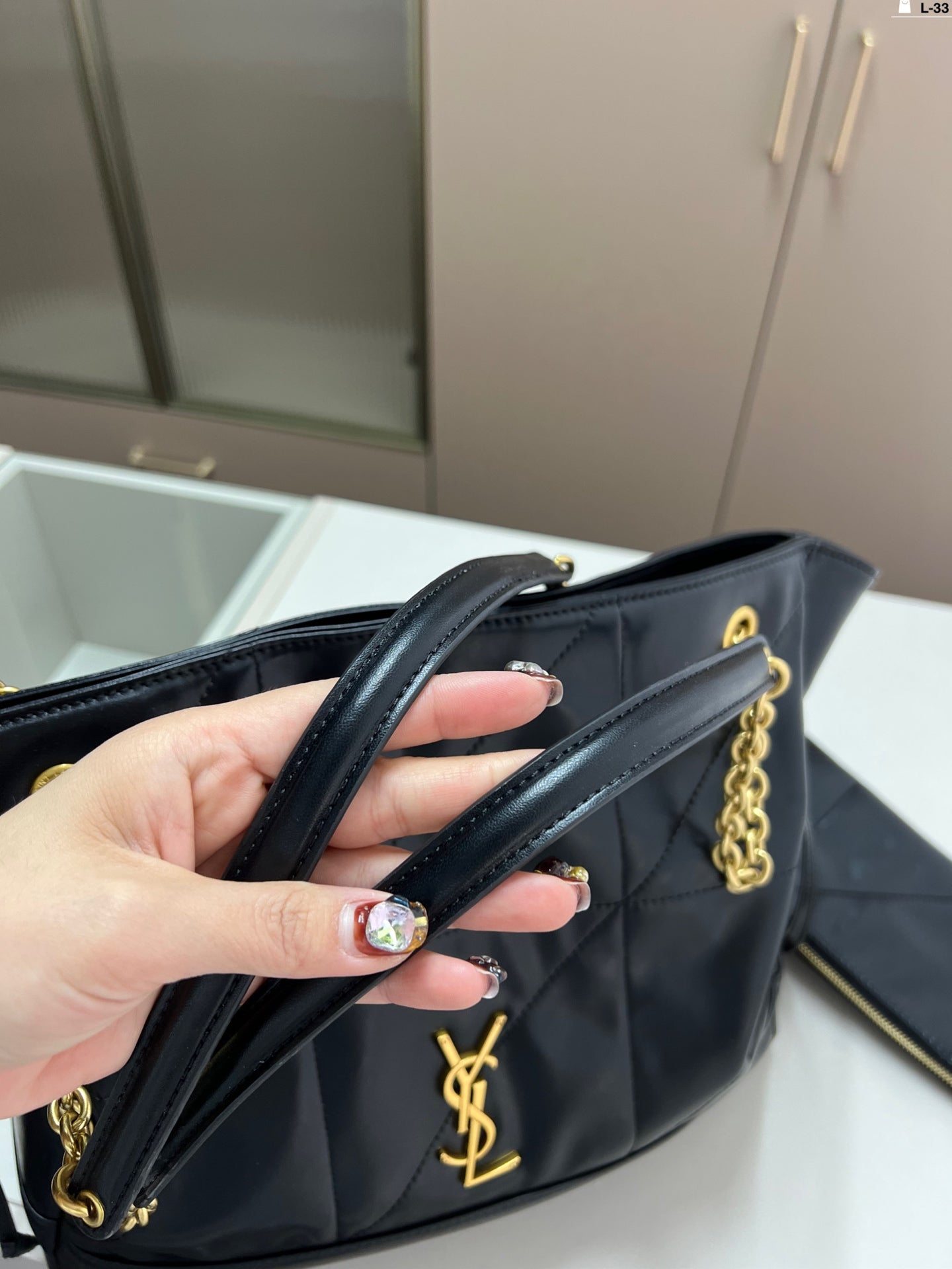 Y new arrival jamie large pochon tote bag size: 33 cm