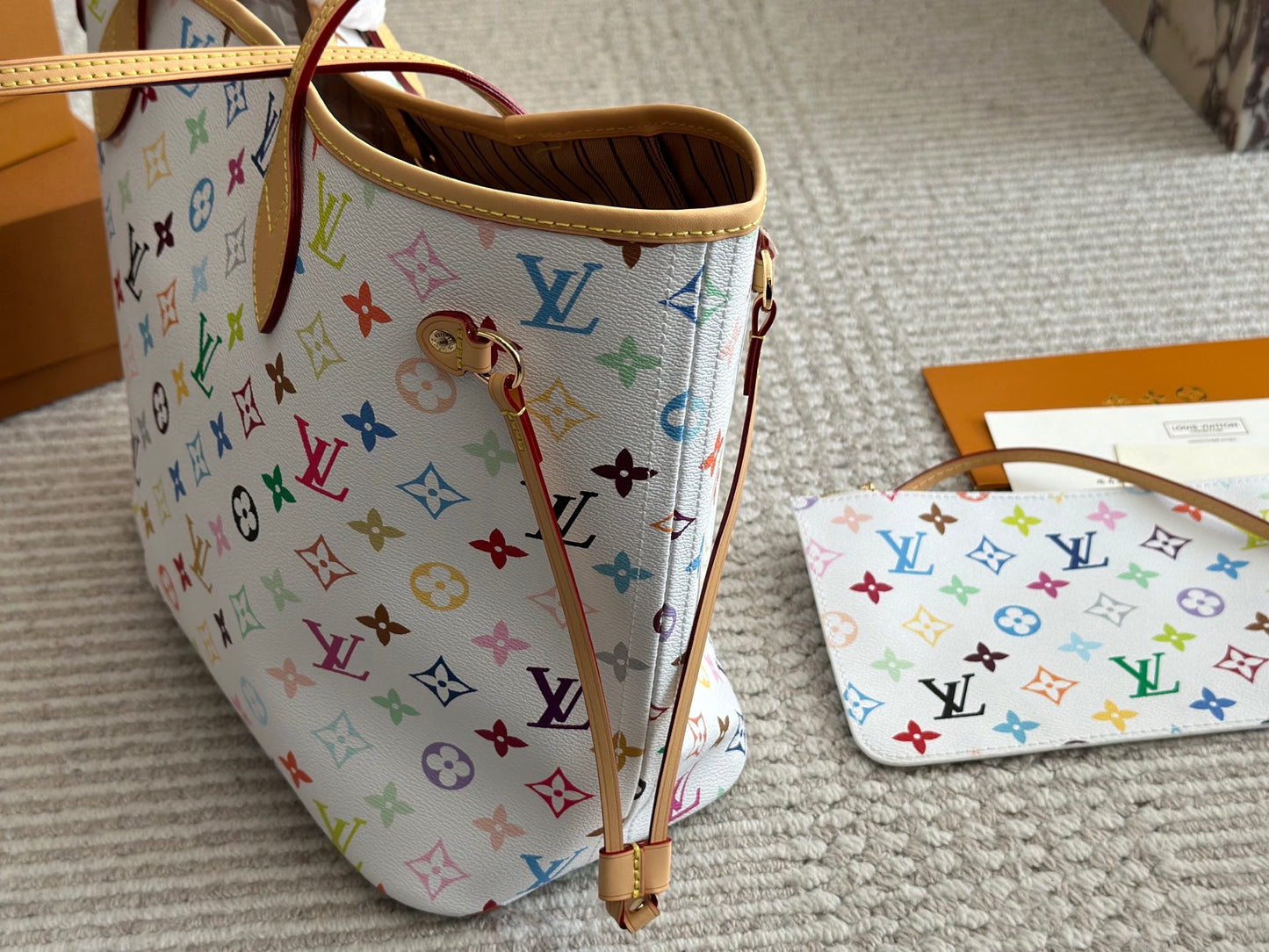 Louis new arrival neverfull N41605 bag size: 32*29*17 cm