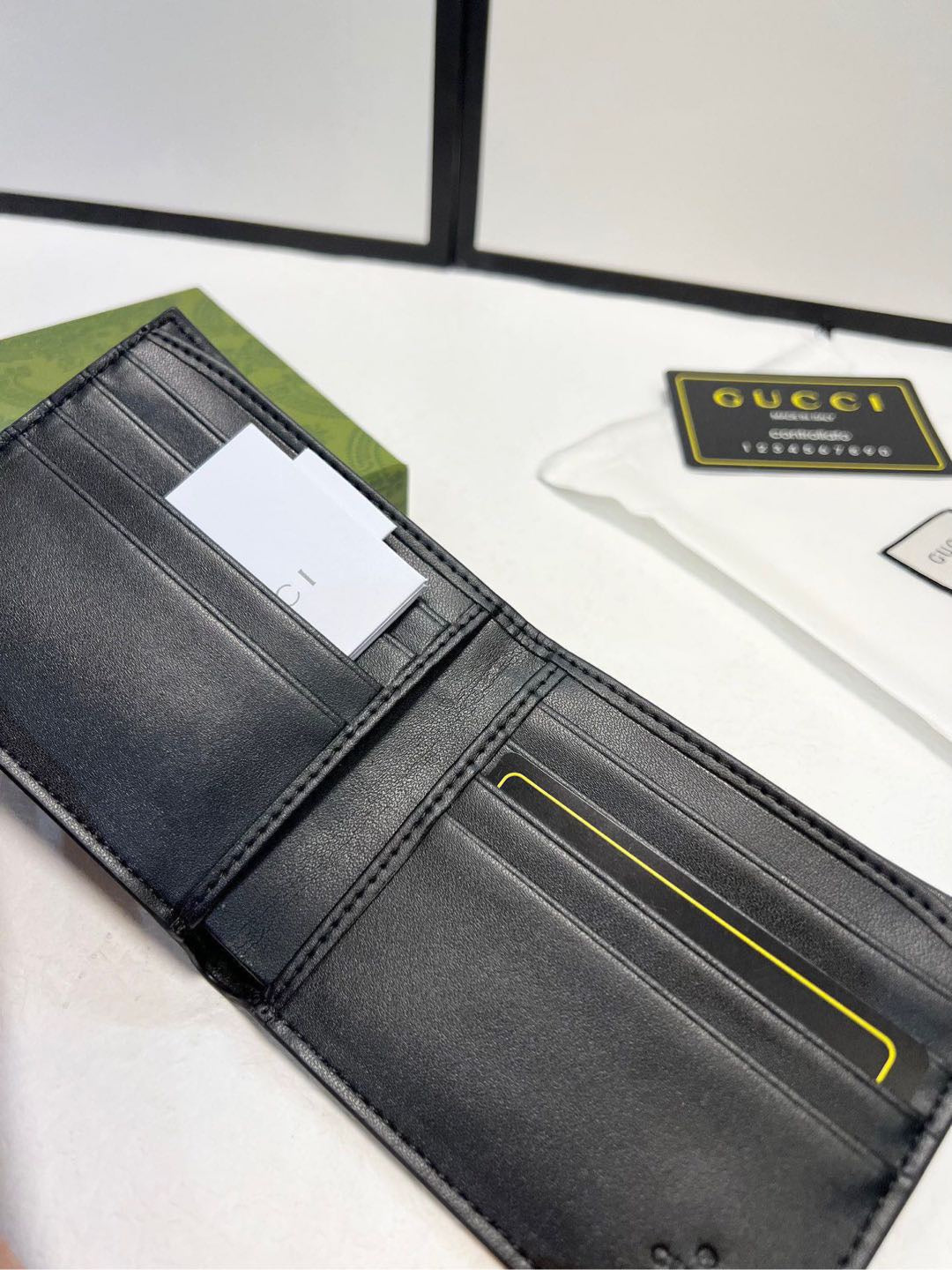 Gg new arrival wallet 451268 size:11*10 cm