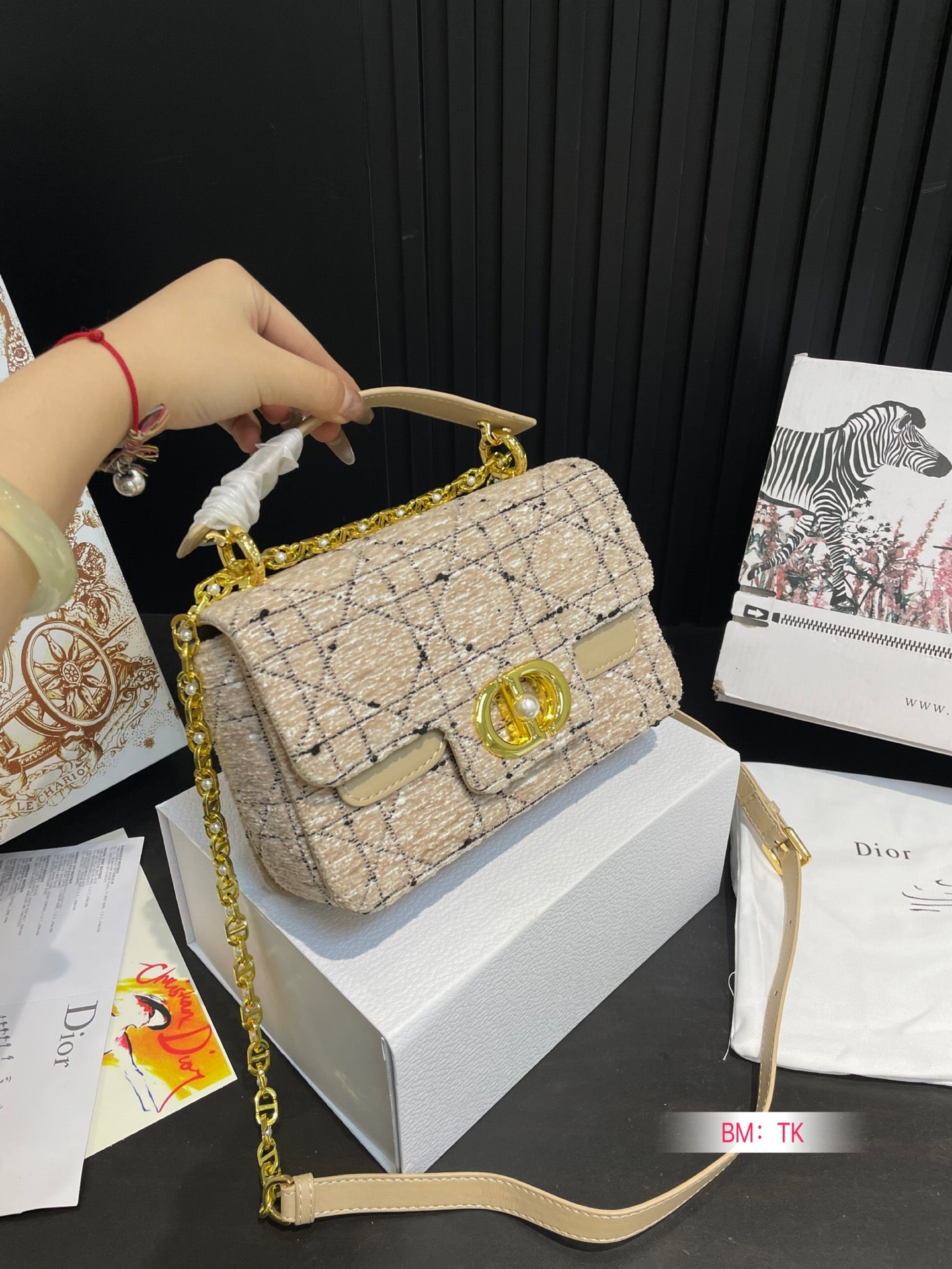 D new arrival Jolie Cannage bag size:22*14cm