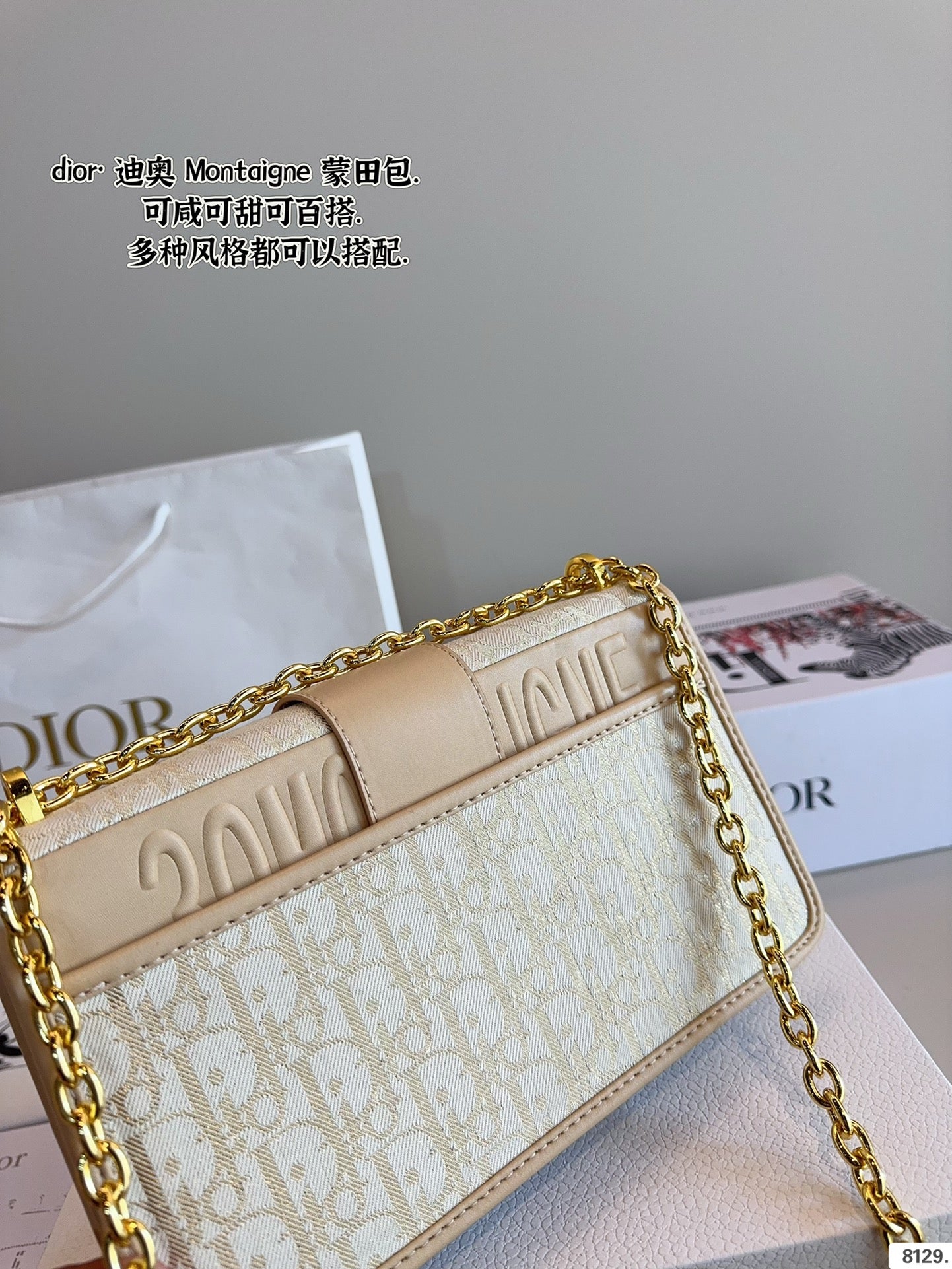 D new arrival Montaigne bag size: 25/21cm