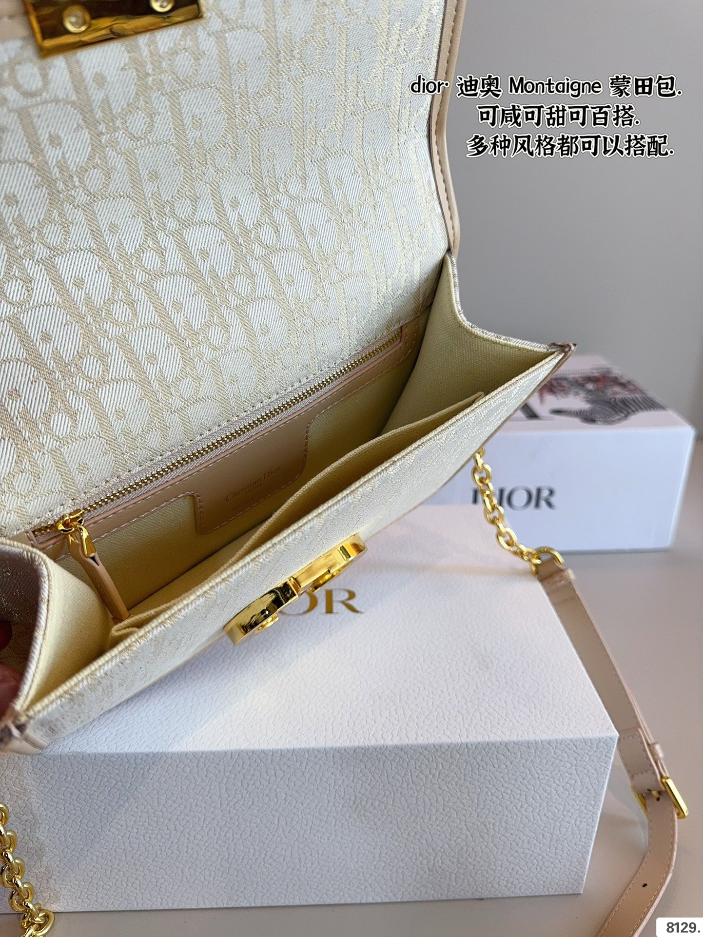 D new arrival Montaigne bag size: 25/21cm