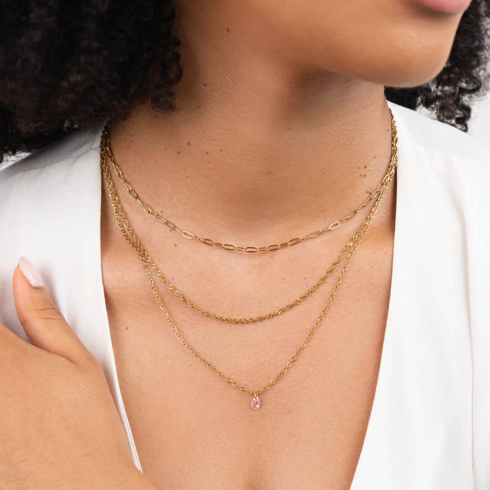 Jana Triple Chain Necklace