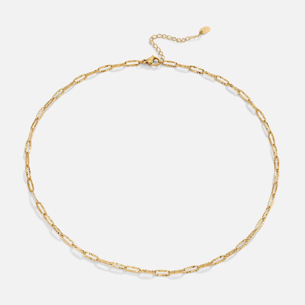 Lara Paperclip Chain Necklace