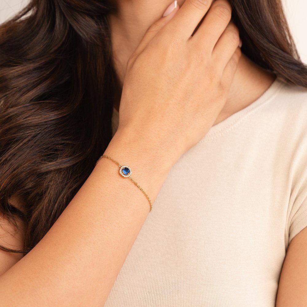 Ocean Blue Crystal Bracelet