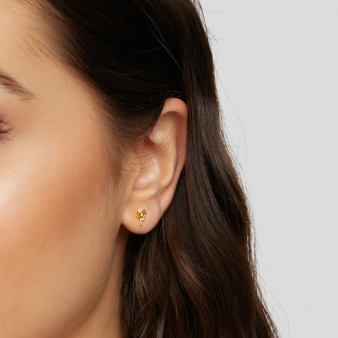 Santa's Candy Swirl Earrings