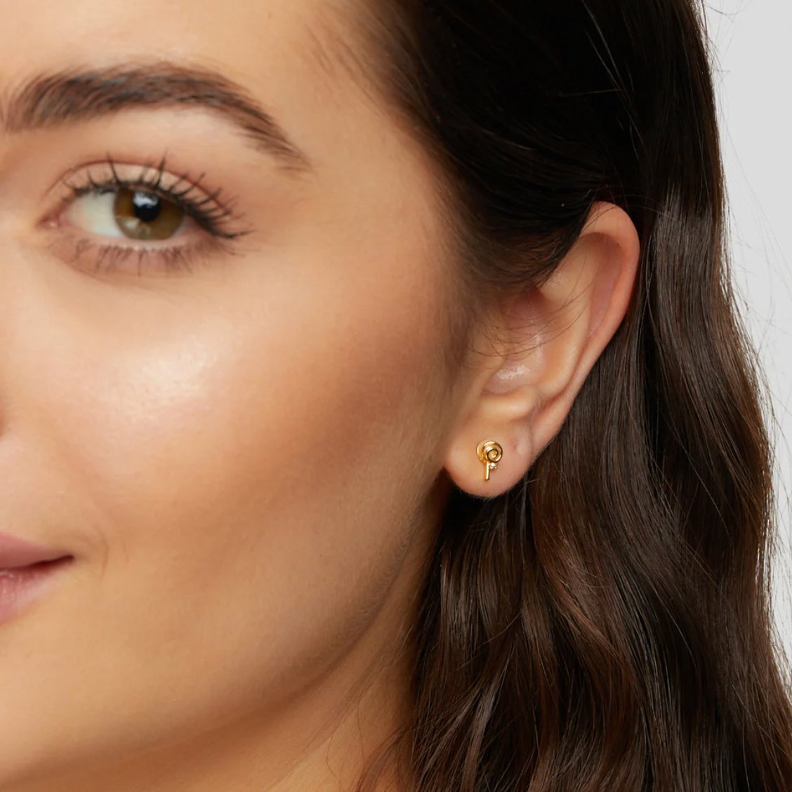 Santa's Candy Swirl Earrings