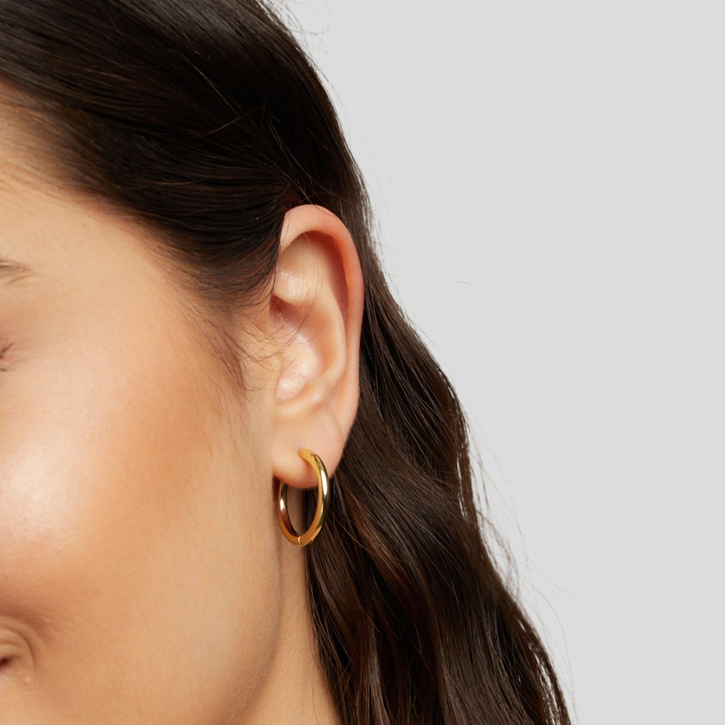 Triple Hoop Earrings Set