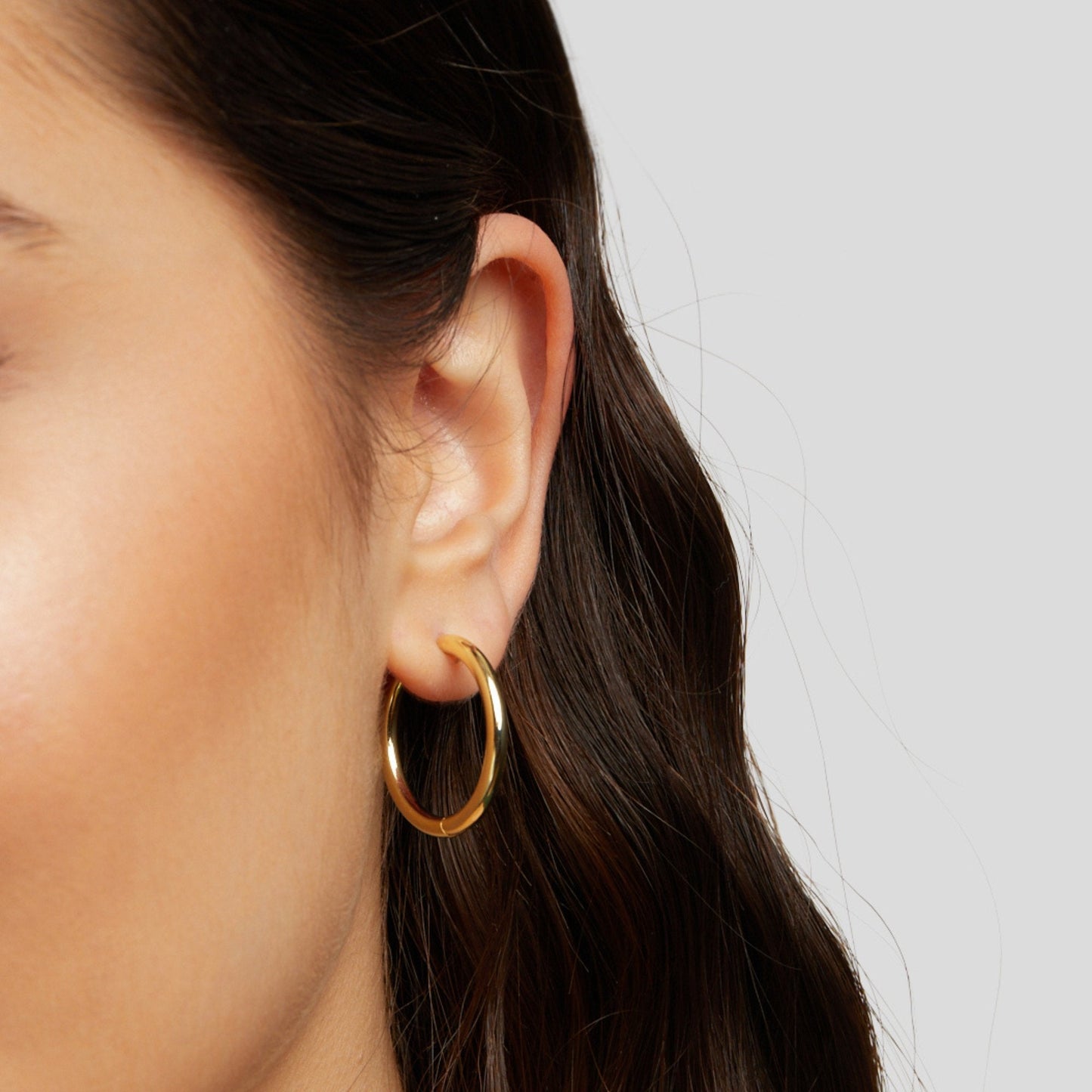 Triple Hoop Earrings Set