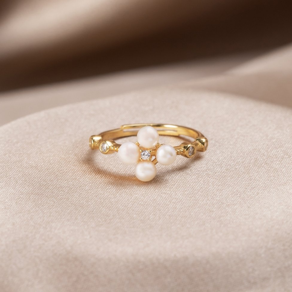 14K Gold Freshwater Pearl Ring