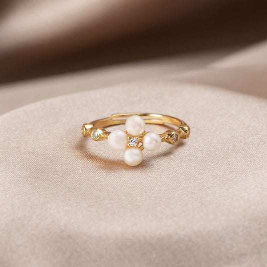 14K Gold Freshwater Pearl Ring