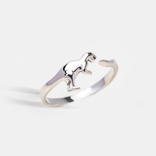 925 Sterling Silver Dinosaur Ring