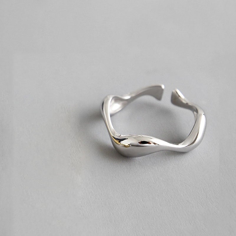 925 Sterling Silver Wave Ring
