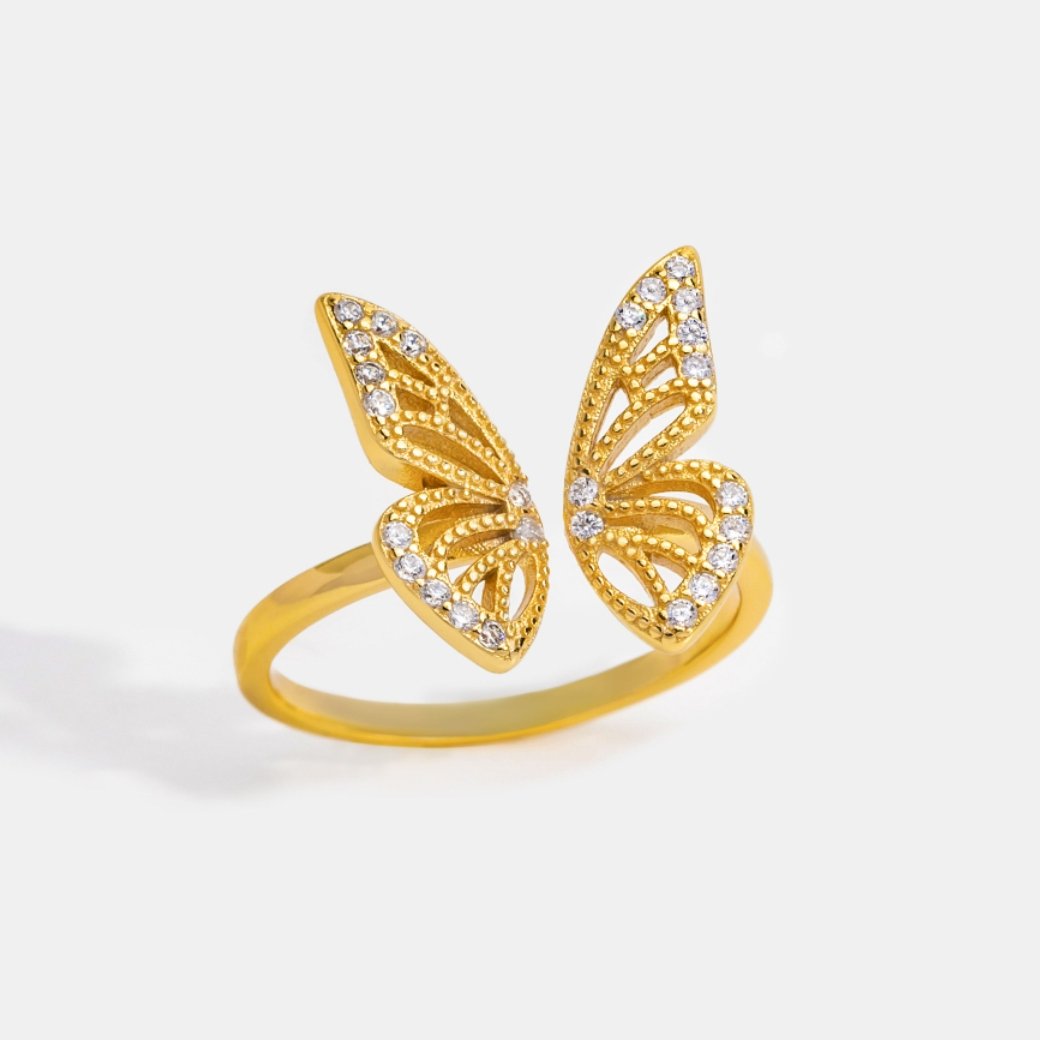 Bague Aria Papillon Doré