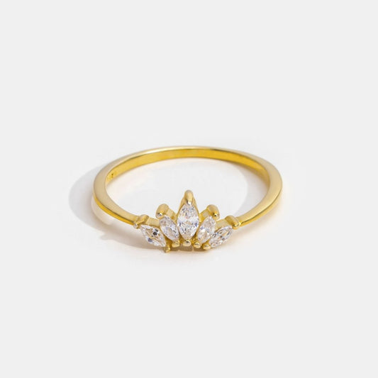 Athena Crystal Crown Ring