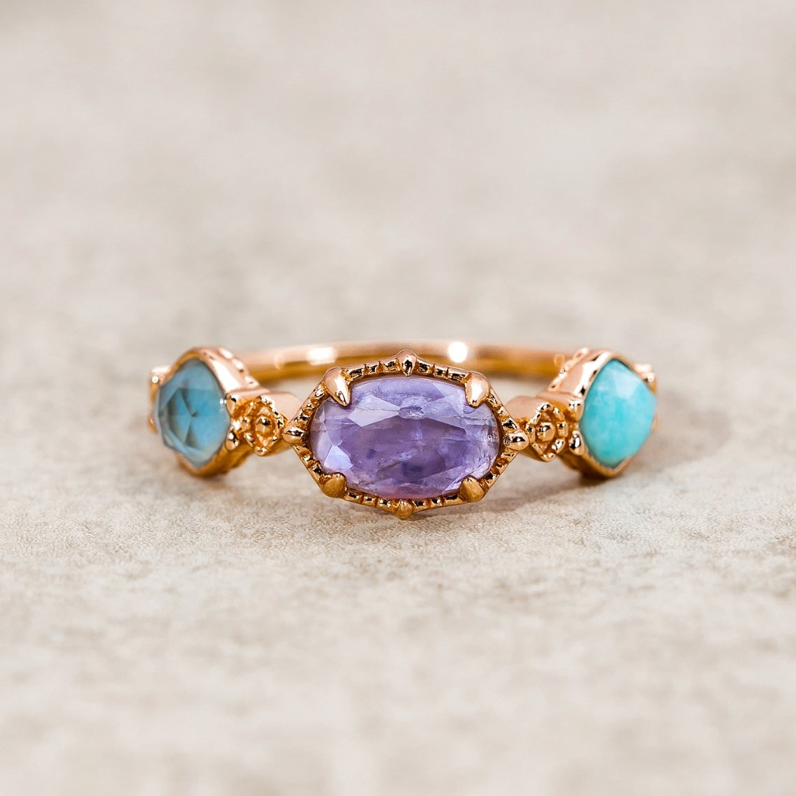 Bague Aurelia Agate Naturelle