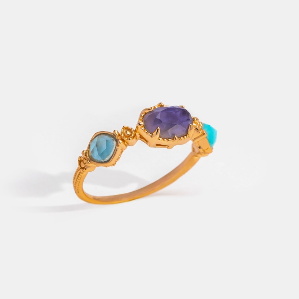 Bague Aurelia Agate Naturelle