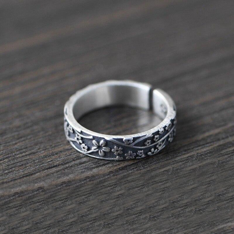 Bague fleur en argent Balmora