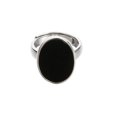 Black Oval Ring