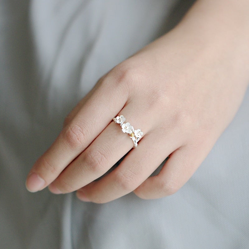 Blooming Cherry Blossom Ring