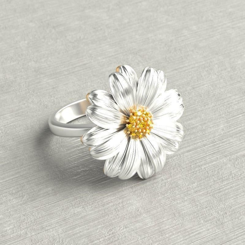 Blooming Daisy Ring