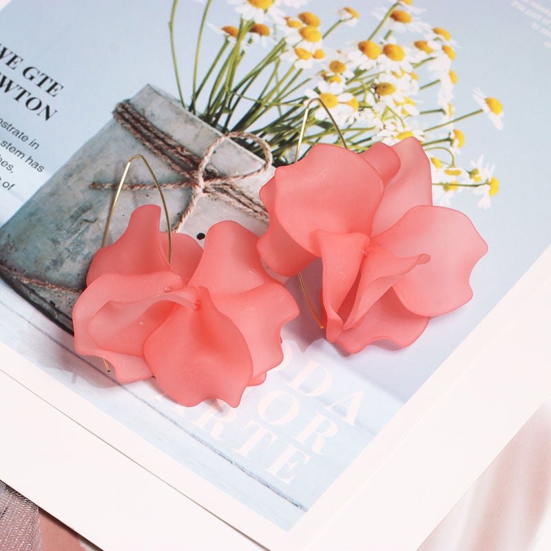 Bohemia Drop Flower Earrings