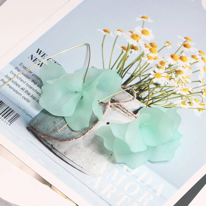Bohemia Drop Flower Earrings