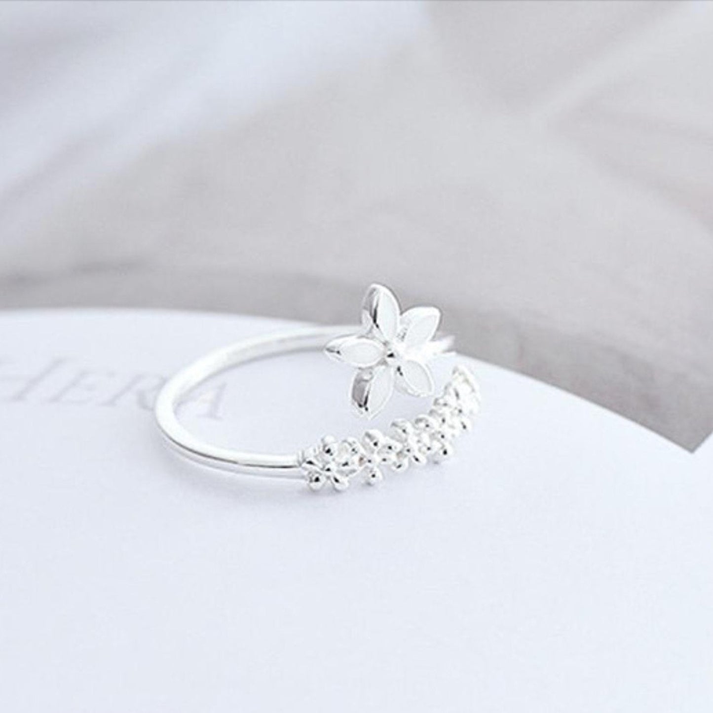 Cherry Blossom 925 Sterling Silver Ring