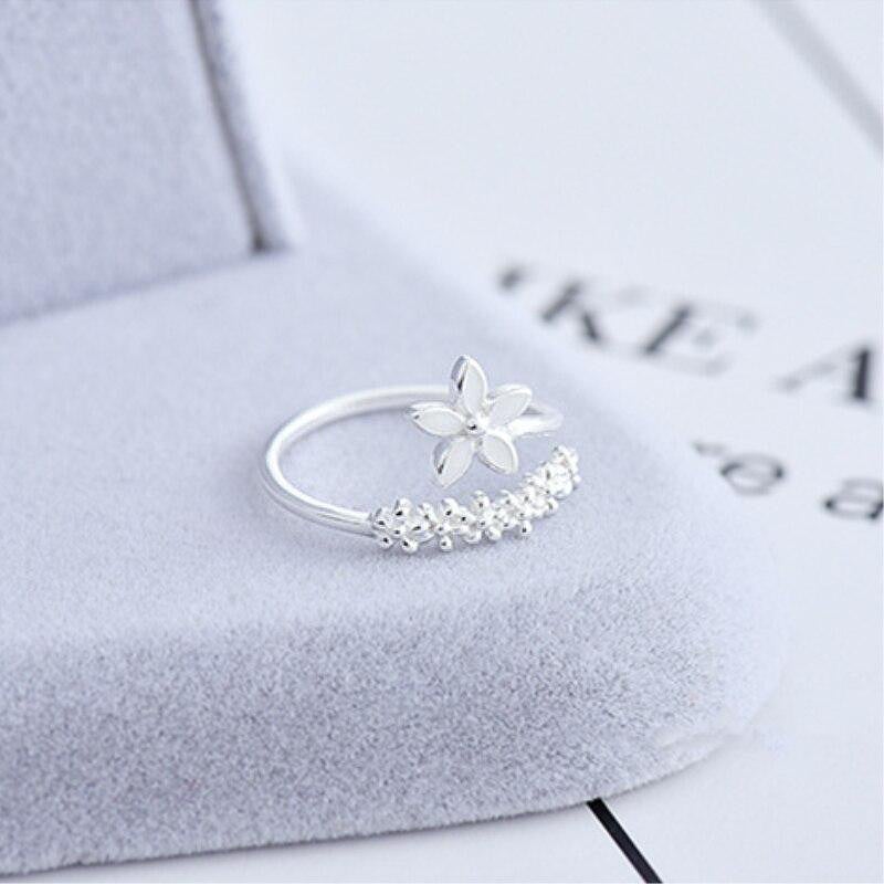 Cherry Blossom 925 Sterling Silver Ring