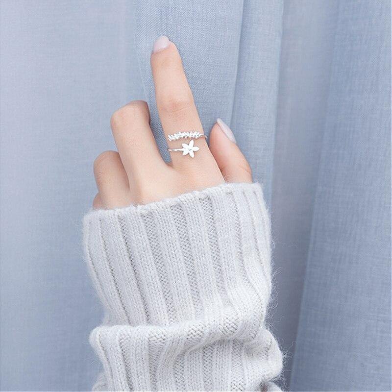 Cherry Blossom 925 Sterling Silver Ring