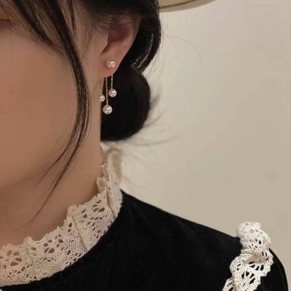 Crystal & Pearl Romance Earrings