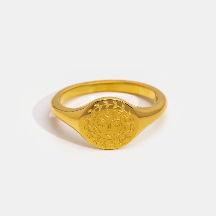 Cyrene Goddess Gold Ring