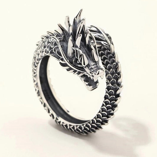 Dragon Sterling Silver Ring