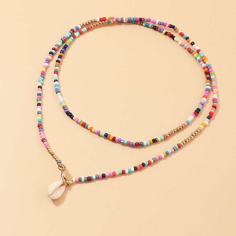 'Dreaming In Color' Shell Necklace