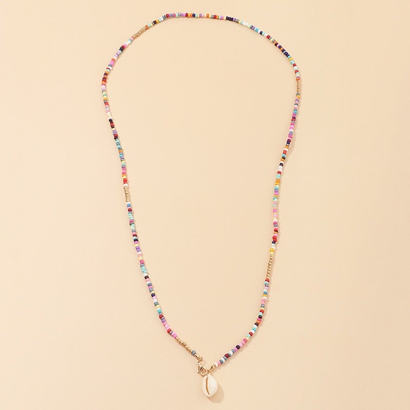 'Dreaming In Color' Shell Necklace
