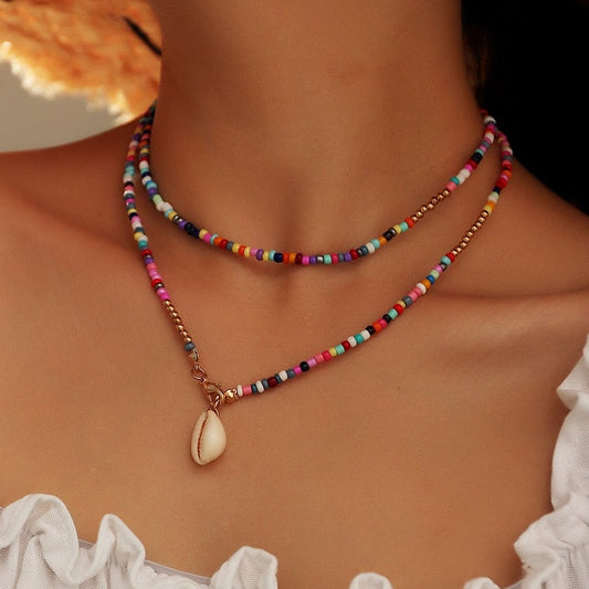 'Dreaming In Color' Shell Necklace