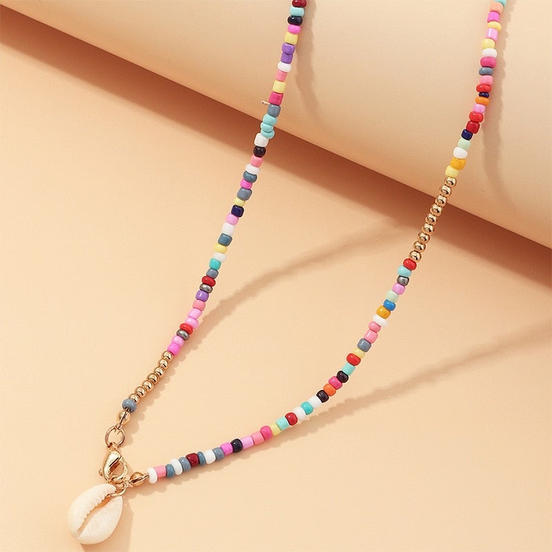 'Dreaming In Color' Shell Necklace