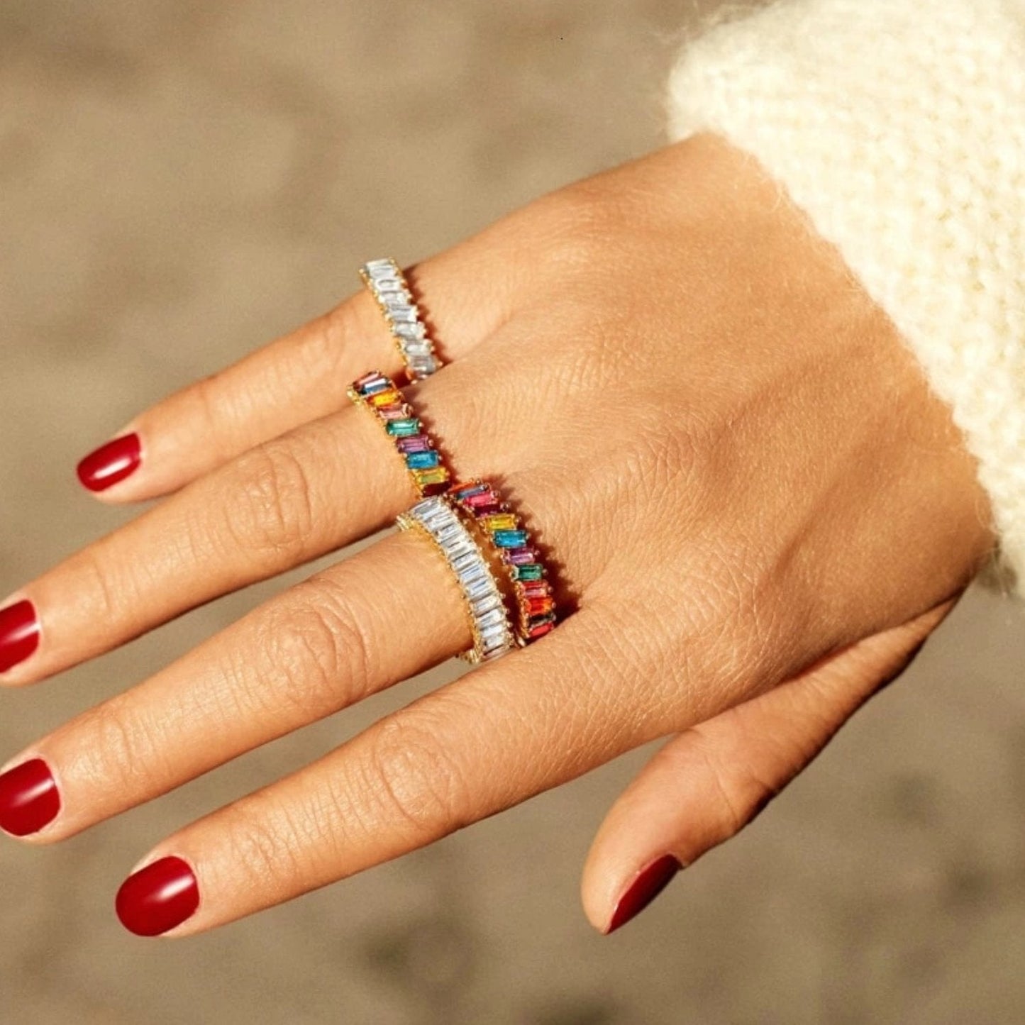Multi-Colored Stackable Rings