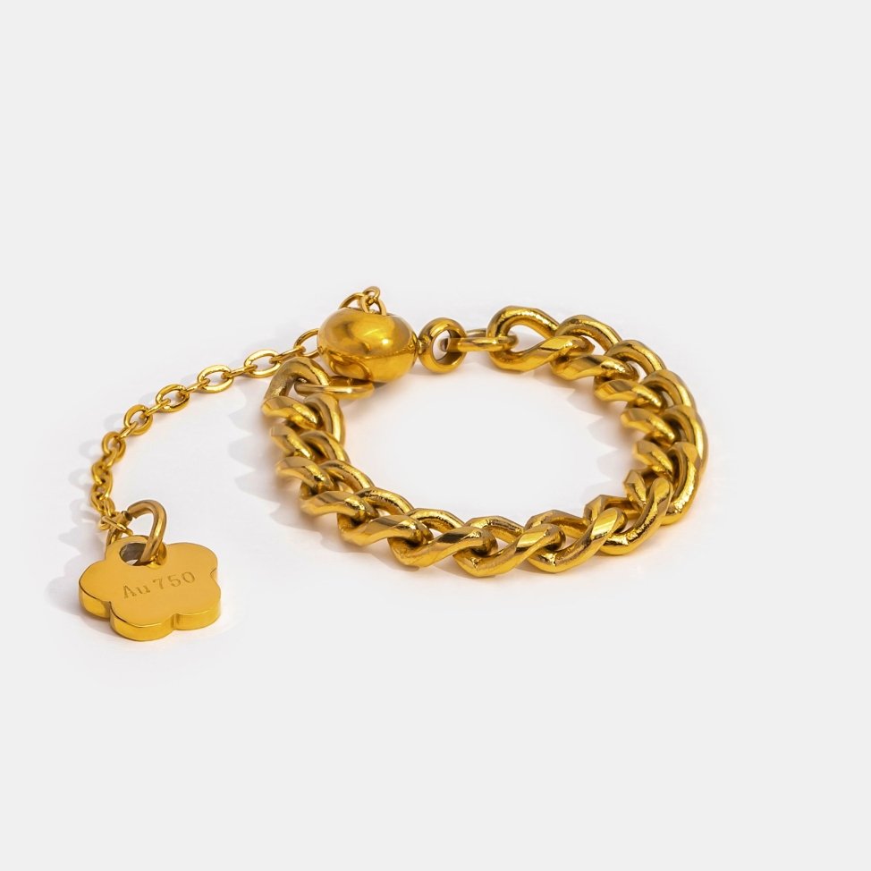 Nova Gold Chain Tassel Ring