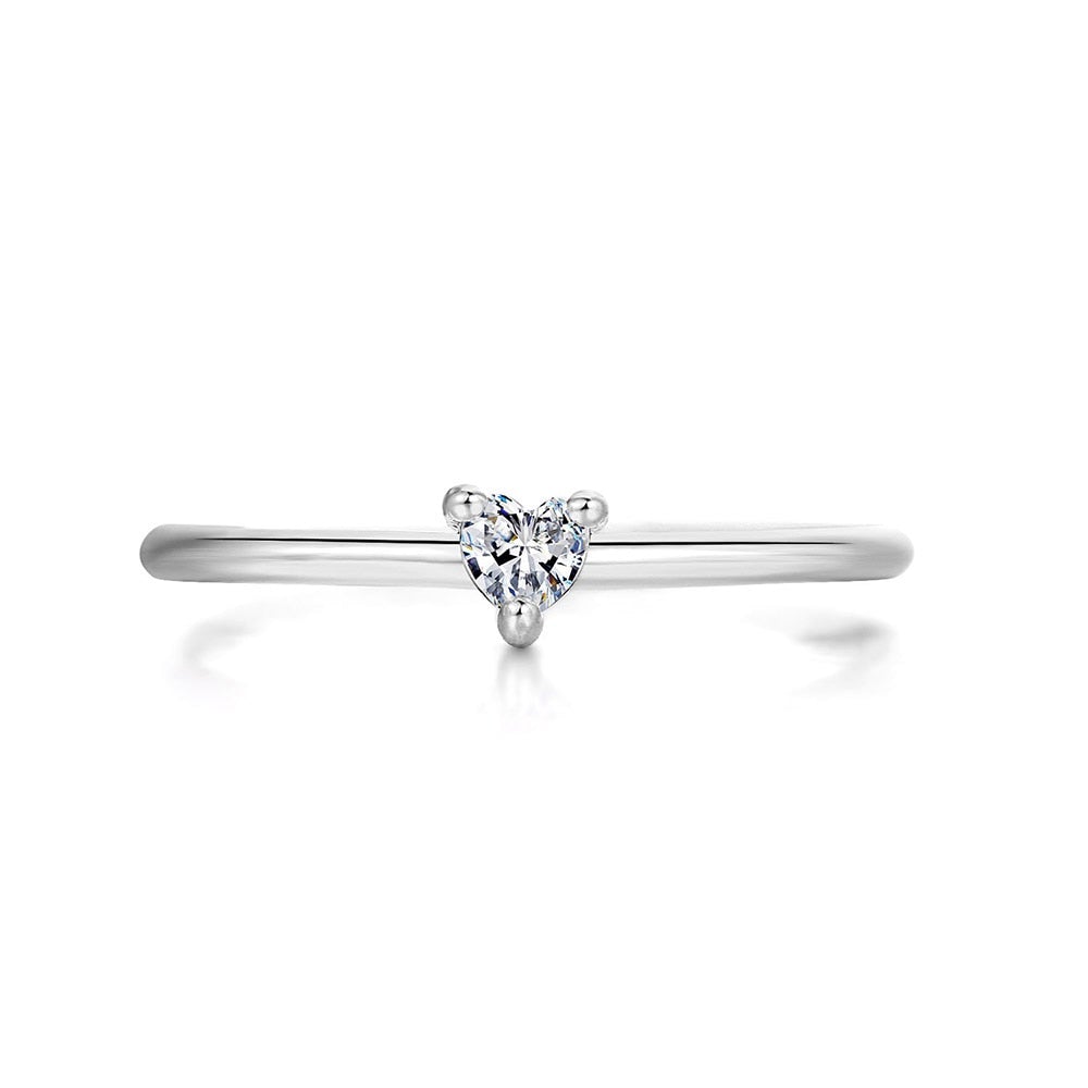 'Small Love' Crystal Heart Ring